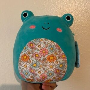 Robert 8” Flower Belly Toad Original Squishmallows Plush
